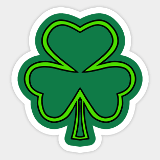 SHAMROCK Light Green Sticker